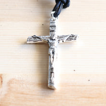 Load image into Gallery viewer, All Brown Paracord Wood Beads Rosary