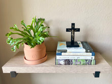 Load image into Gallery viewer, 5.5&quot; Black Wood Standing Crucifix