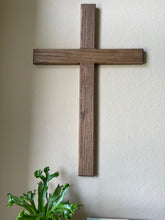 Load image into Gallery viewer, 28&quot; Large Red Oak Wall Cross