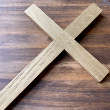 Load image into Gallery viewer, 11&quot; Wood Wall Cross