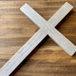 11" Wood Wall Cross