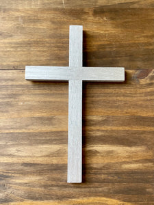 11" Wood Wall Cross