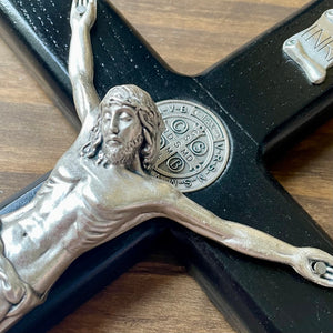 15" St Benedict Wall Crucifix