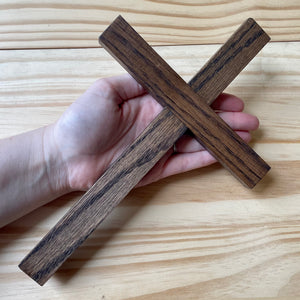 11" Wood Wall Cross