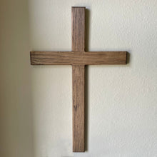 Load image into Gallery viewer, 28&quot; Large Red Oak Wall Cross