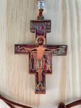 Load image into Gallery viewer, Large Multi Dimensional San Damiano Crucifix - Paracord