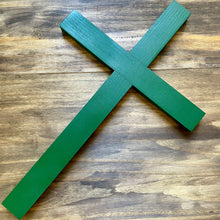Load image into Gallery viewer, 17&quot; Wood Wall Cross