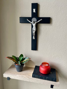 20" St Benedict Wall Crucifix