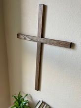 Load image into Gallery viewer, 32&quot; Large Red Oak Wall Cross