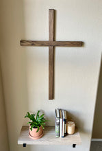 Load image into Gallery viewer, 32&quot; Large Red Oak Wall Cross