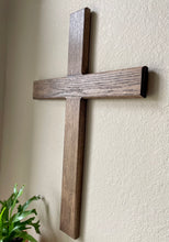 Load image into Gallery viewer, 24&quot; Large Red Oak Wall Cross