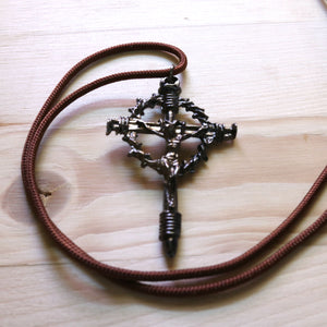 Crown of Thorns Crucifix - Paracord