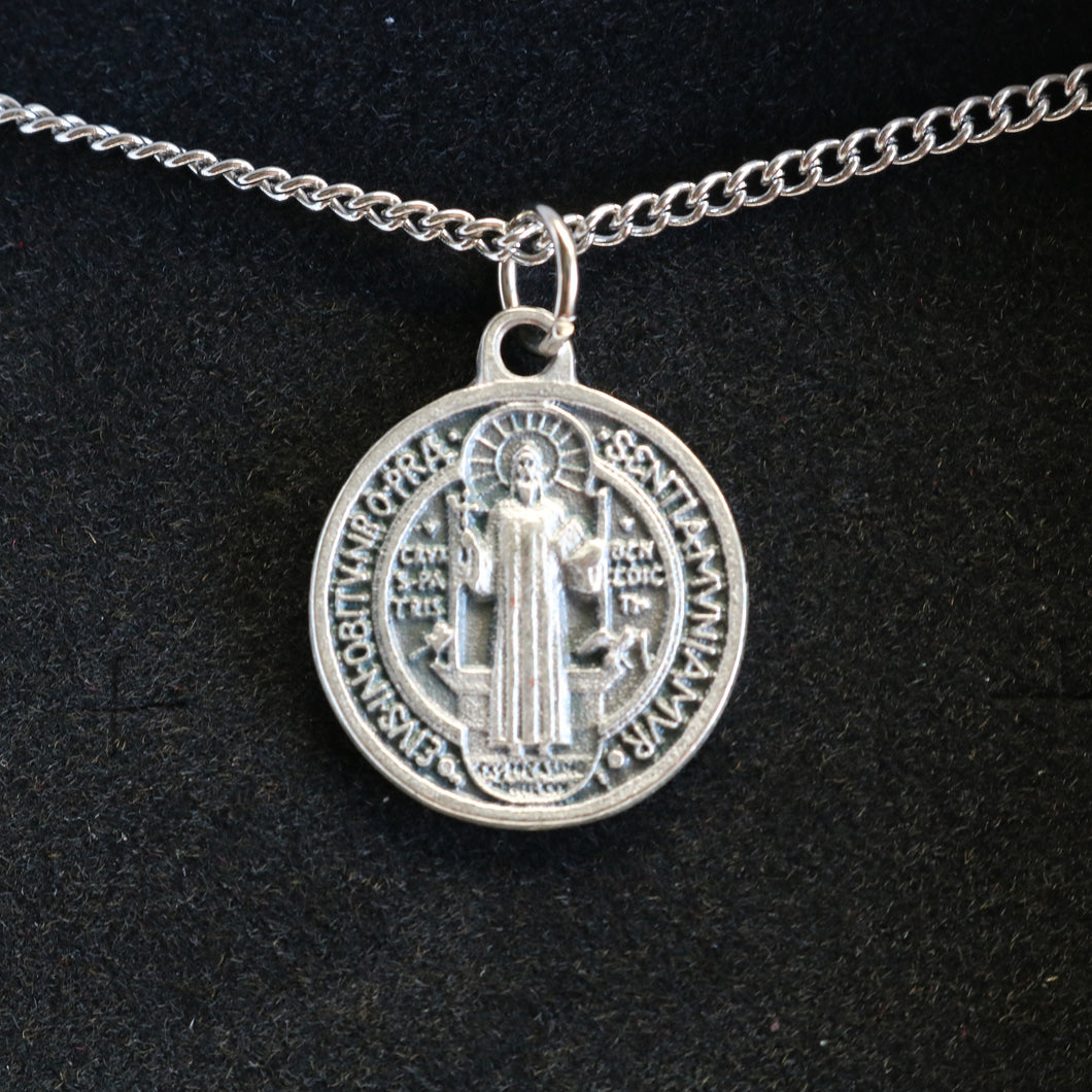 St Benedict Round Medal - Women