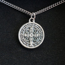 Load image into Gallery viewer, St Benedict Round Medal - Women