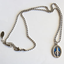 Load image into Gallery viewer, Blue Miraculous Medal - Men
