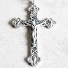 Load image into Gallery viewer, Blue Metal Capped Rosary