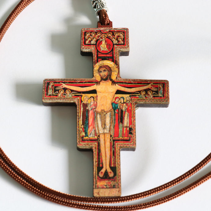 Large San Damiano Crucifix - Paracord
