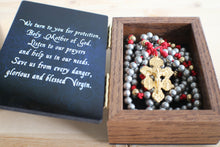 Load image into Gallery viewer, 20 Decade Red Rosary with Keepsake Box
