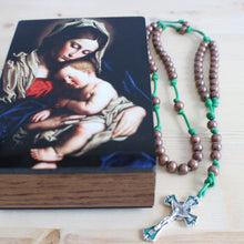 Load image into Gallery viewer, Copper Steel Rosary with Keepsake Box
