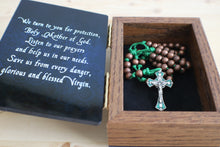Load image into Gallery viewer, Copper Steel Rosary with Keepsake Box