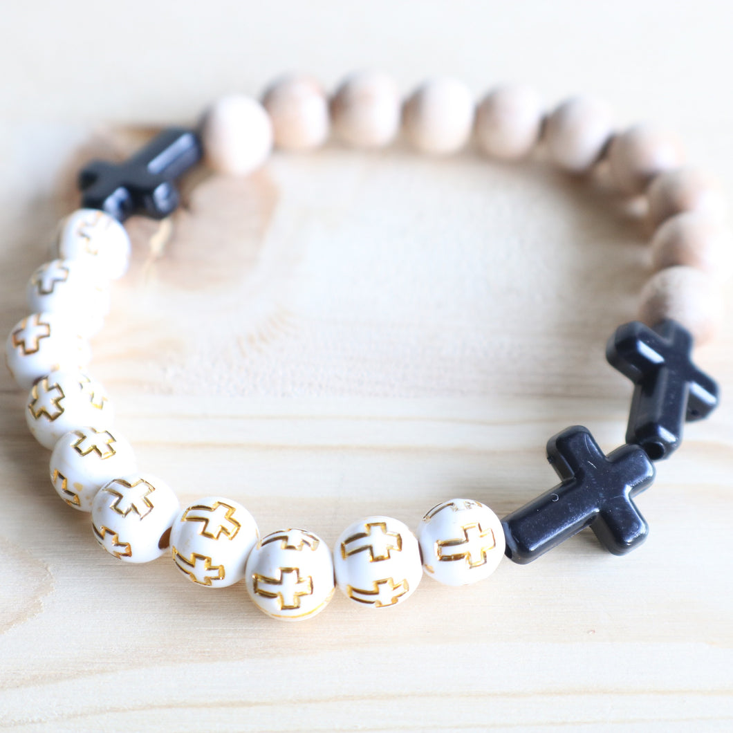 Buy Light Jujube Wood 10mm Rosary Bracelet at Amazon.in