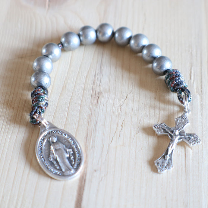 Camo & Gray Pocket Rosary
