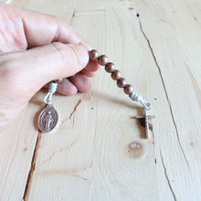 Load image into Gallery viewer, Gray &amp; Copper Pocket Rosary