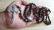 Load image into Gallery viewer, Camo Black Rosary with Centerpiece