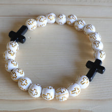 Load image into Gallery viewer, Cross Beads Rosary Bracelet - Men