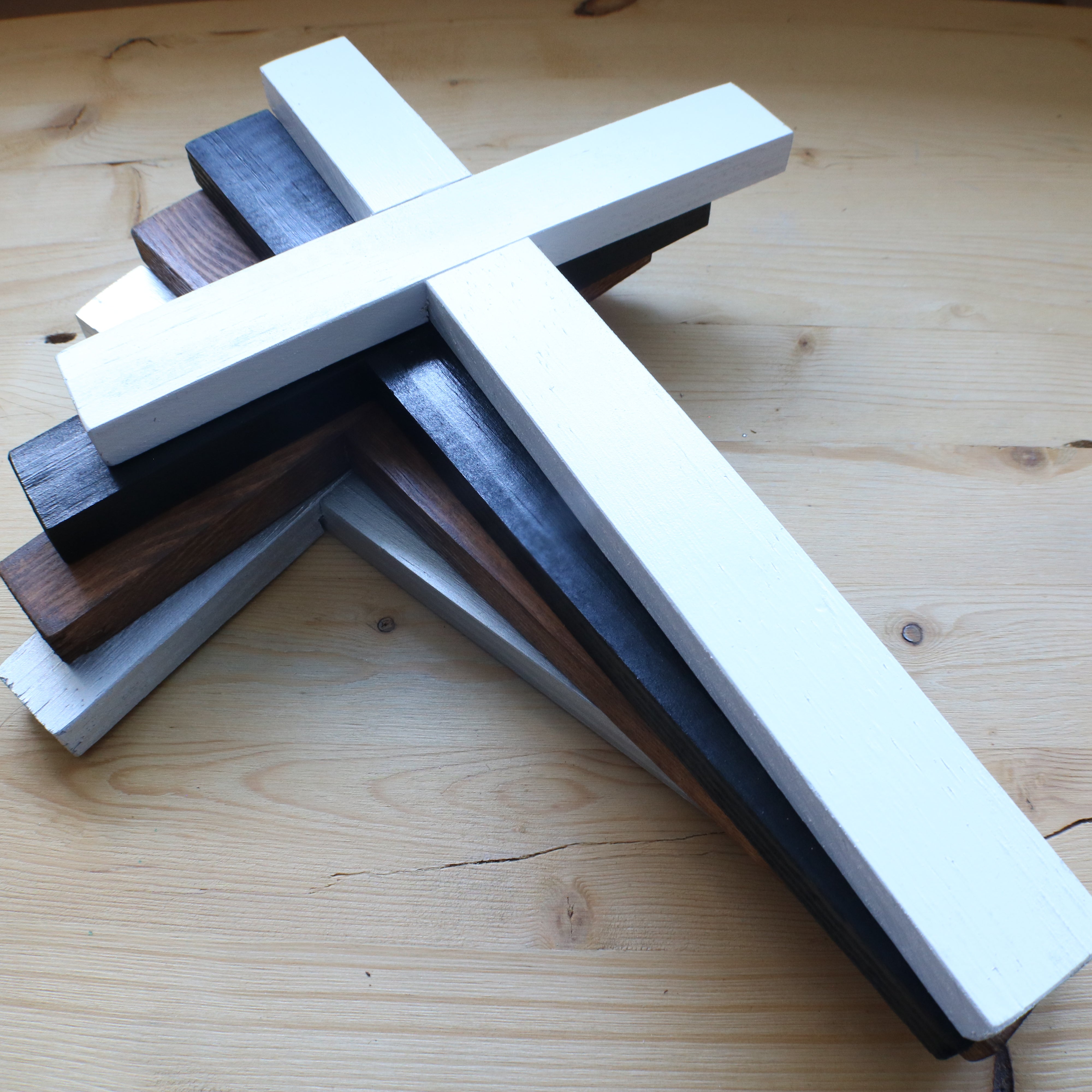 11" Wood Wall Cross