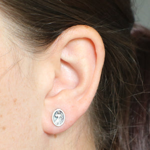 Divine Mercy - Stud Earrings