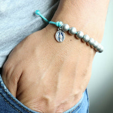 Load image into Gallery viewer, Rosary Bracelet - Metal Beads