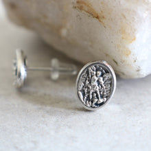 Load image into Gallery viewer, St Michael the Archangel - Stud Earrings